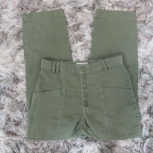 Urban Outfitters Olive Green Chinos